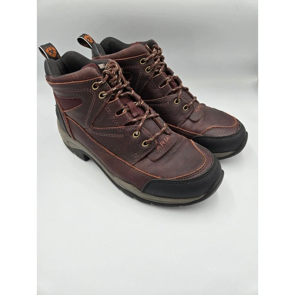 Ariat Boots Mens 9.5B Terrain H2O Waterproof Copper Leather Endurance 10004138